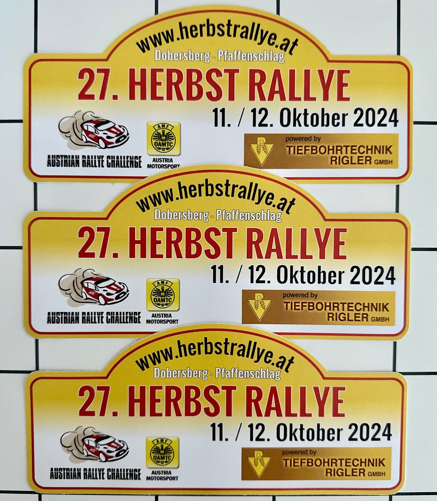 27. HERBST RALLYE | Aufkleber