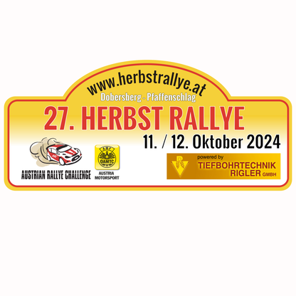 27. HERBST RALLYE | Aufkleber